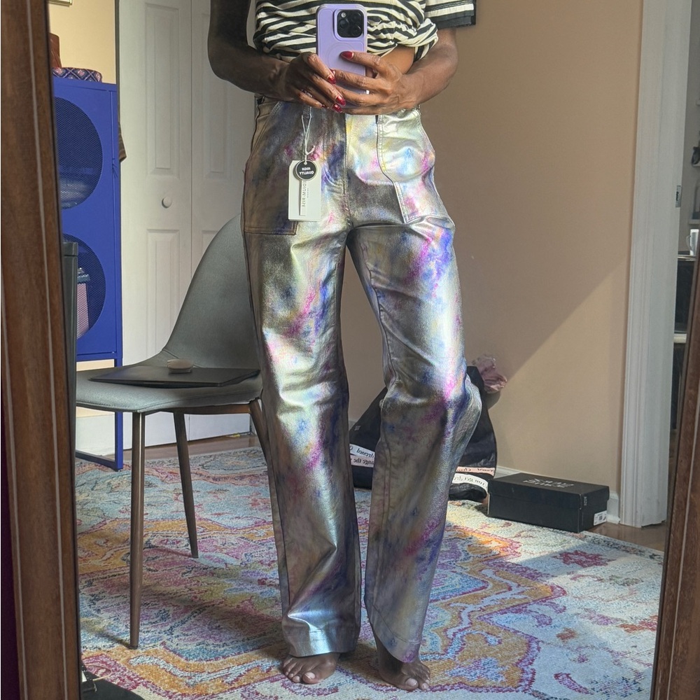 Iridescent Chrome Women's Pants